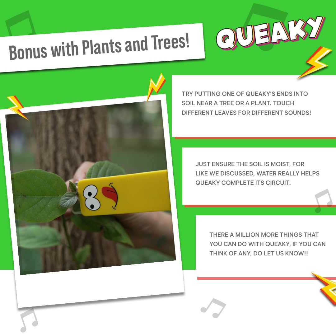 Queaky™ STEM Toy – Experimental, Creative & Educational Learning Toy for Kids | Musical Circuit Beeping Toy | Best Gift & Learn Through Play Toy