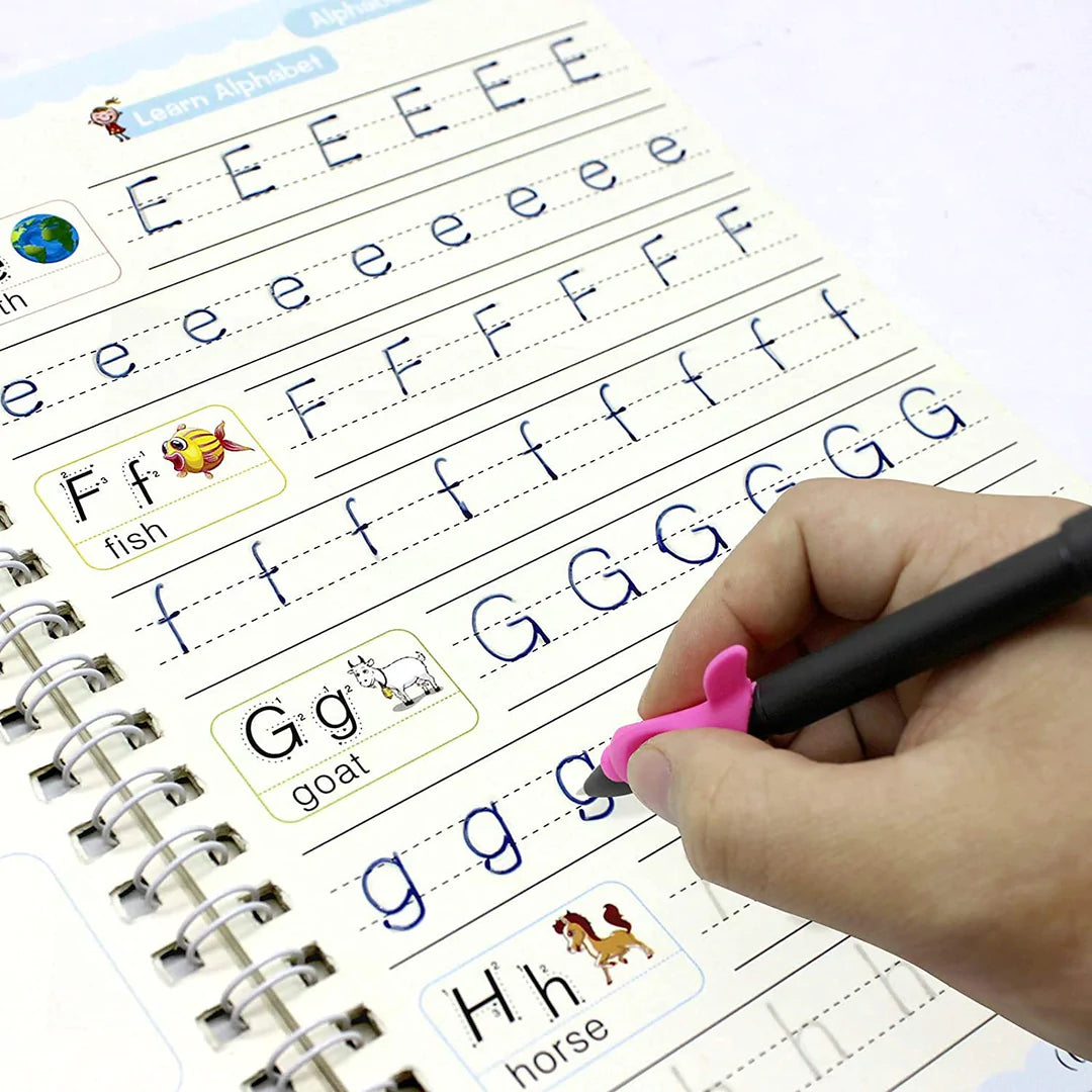 Magic Book Buy 1 set & Get 1 set FREE! + FREE Learning 2000+ pages downloadable PDF worksheet for kids