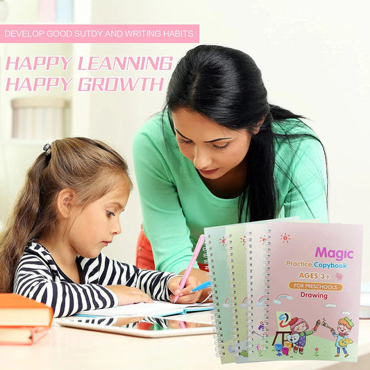 50% OFF - Reusable Magic Book + Educational Star Block For Kids Development + FREE Learning 2000+ pages downloadable PDF worksheet for kids