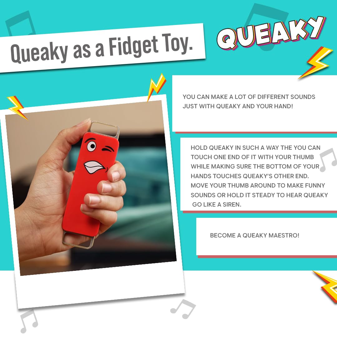 Queaky™ STEM Toy – Experimental, Creative & Educational Learning Toy for Kids | Musical Circuit Beeping Toy | Best Gift & Learn Through Play Toy