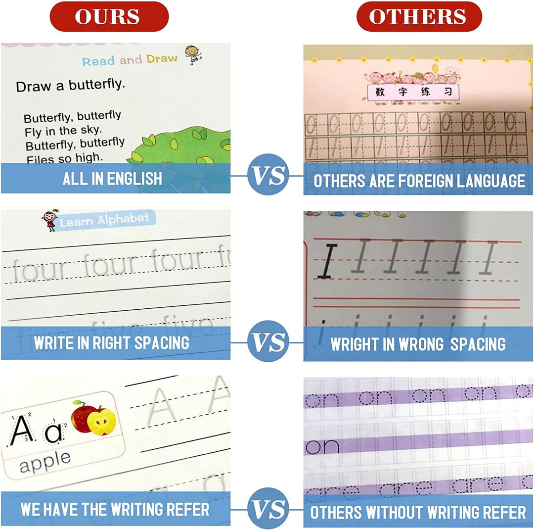 50% OFF - Reusable Magic Book + Educational Star Block For Kids Development + FREE Learning 2000+ pages downloadable PDF worksheet for kids