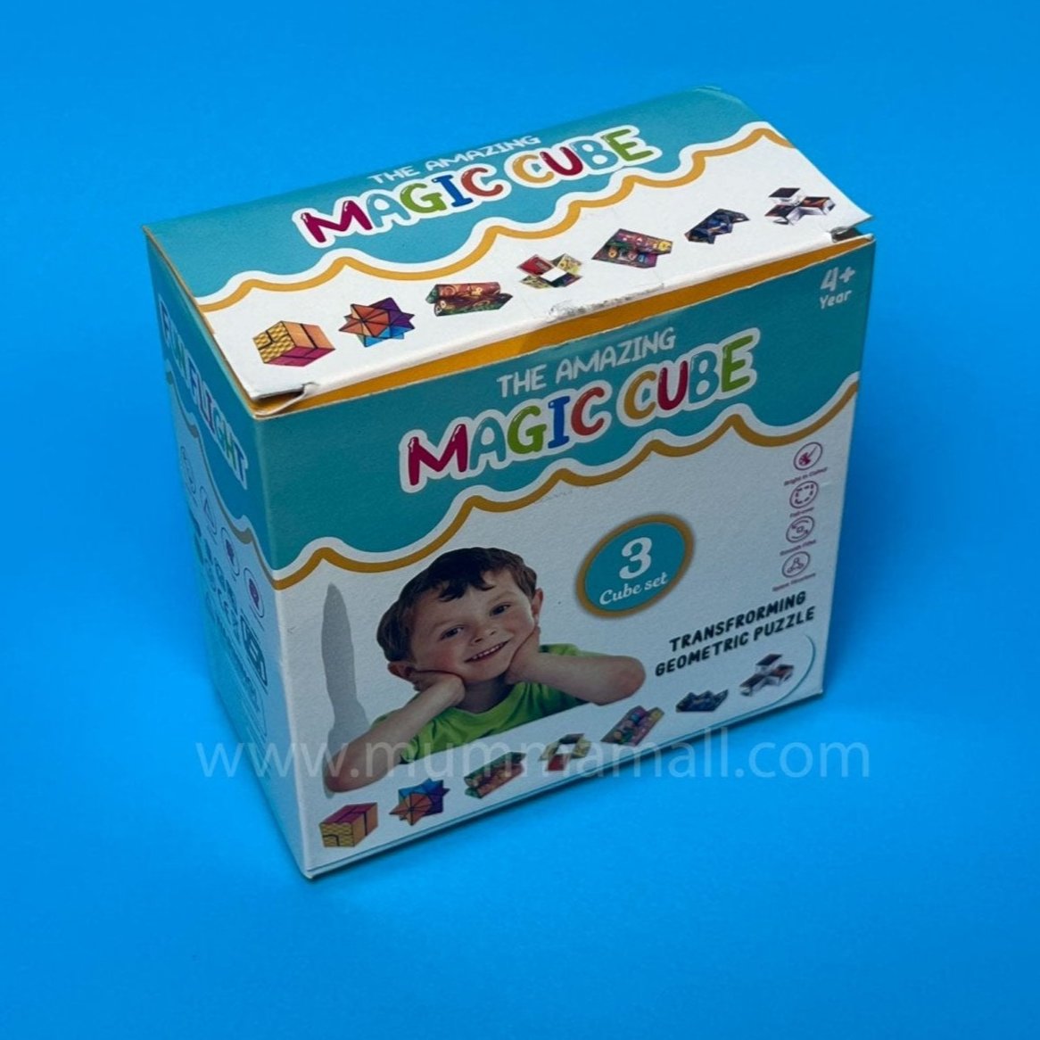 3D Changeable Magic Cubes for Kids & Adults (PACK OF 3)