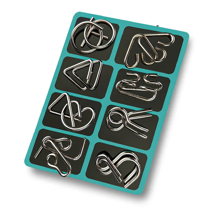 ⭐intellectual Intelligence Educational Metal IQ Puzzle combo for Adults & Children - Let's challenge!!!!!!