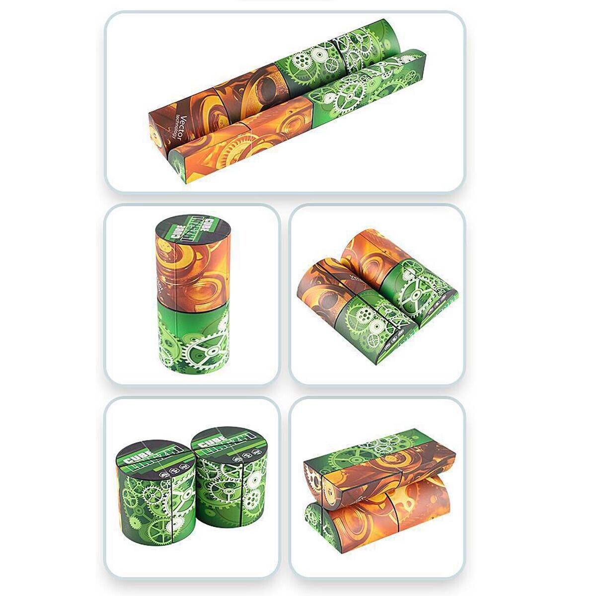 3D Changeable Magic Cubes for Kids and Adults (PACK OF 3)